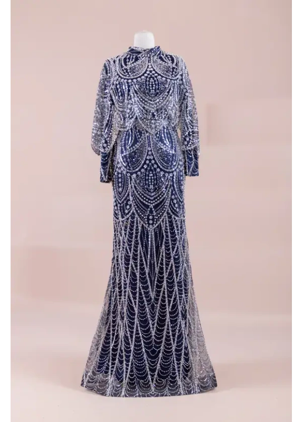 DİVA BEST MODEST ABİYE LACİVERT